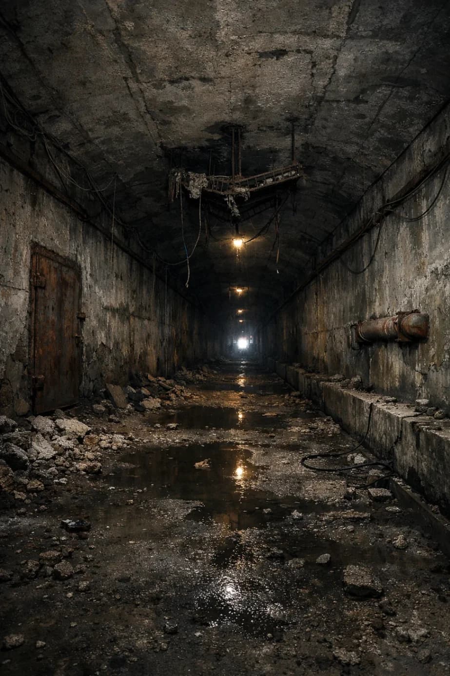 Abandoned Tunnel Scene
