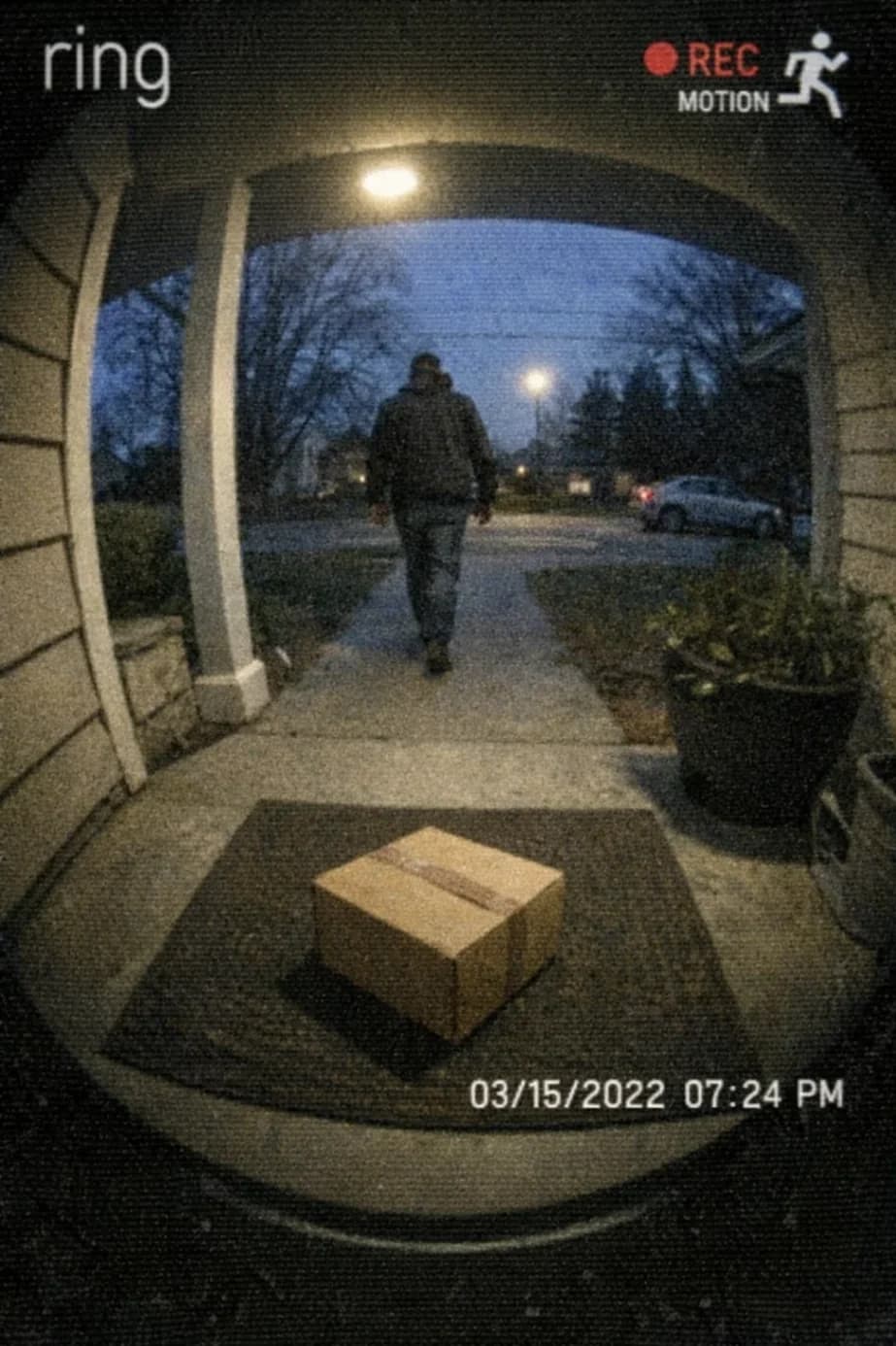 Surveillance Footage Scene