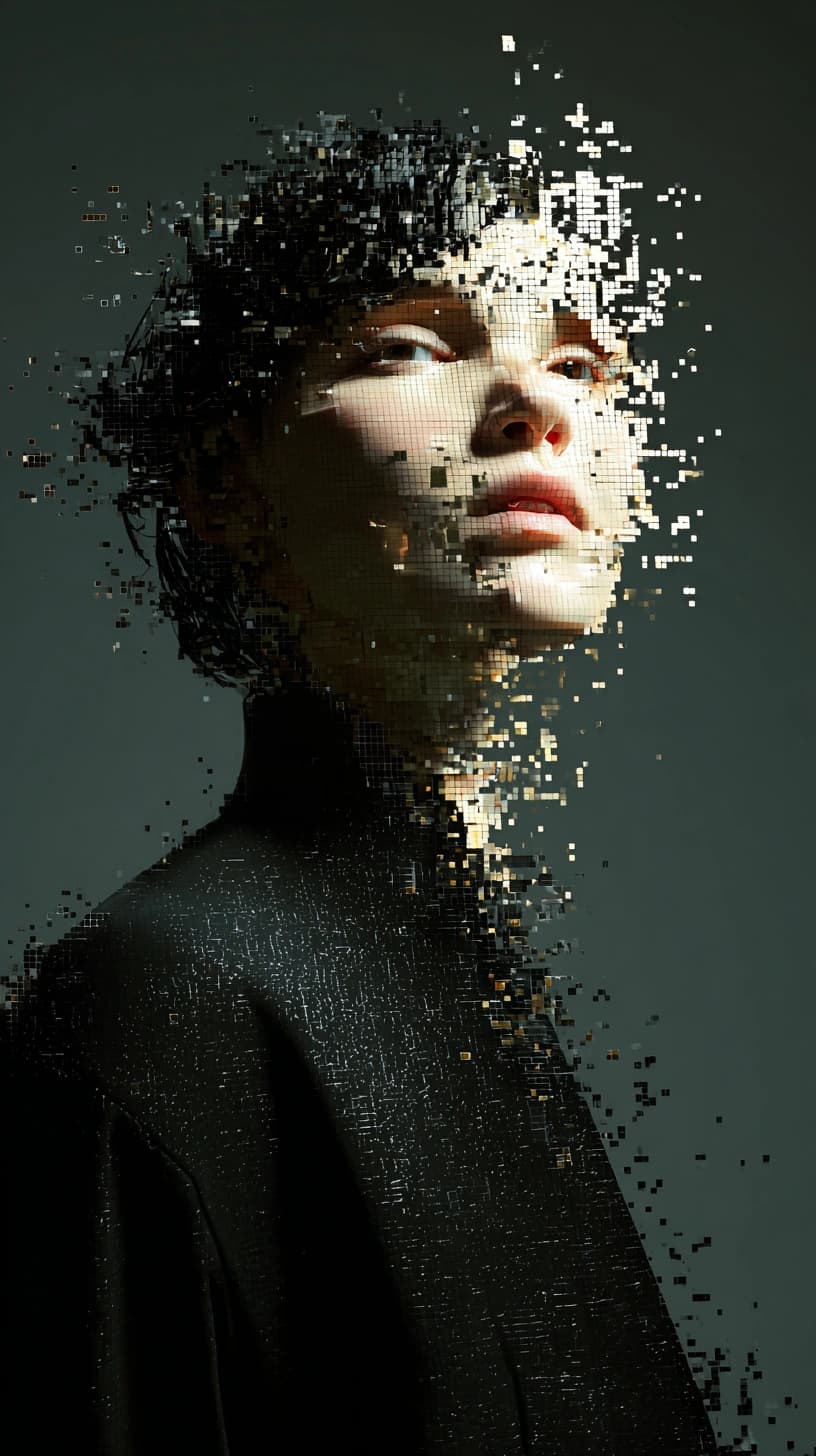 Digital Portrait of Woman
