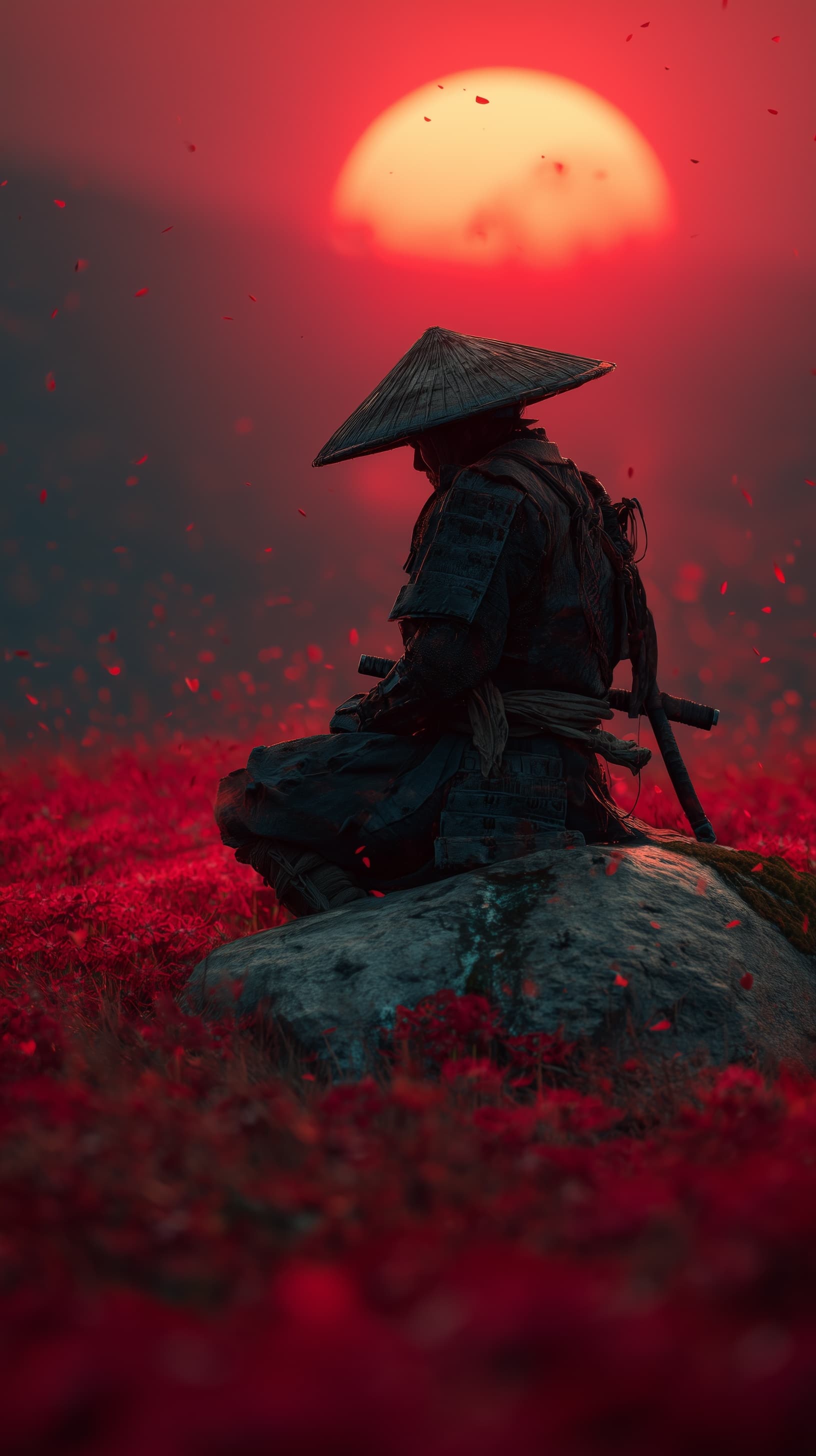 Samurai in Crimson Field