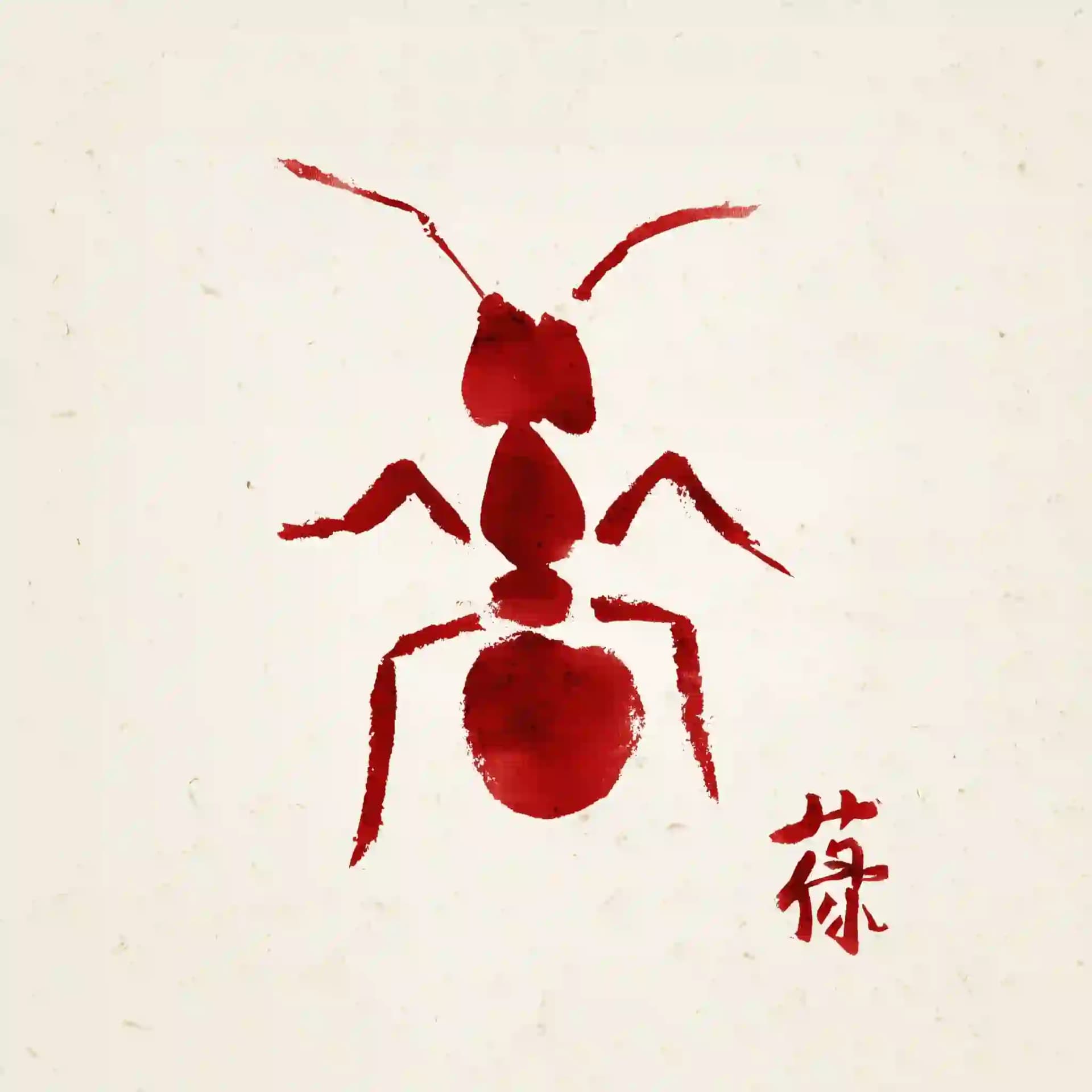 Minimalist Ant Magic Symbol