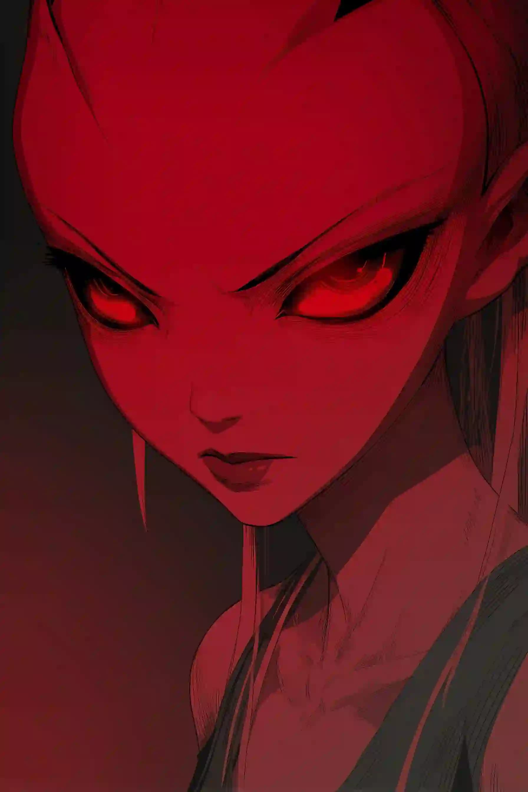 Evil Alien Female Illustration