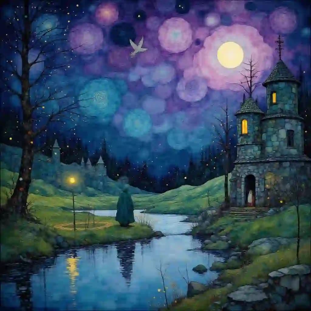 Enchanted Celtic Oil Scene