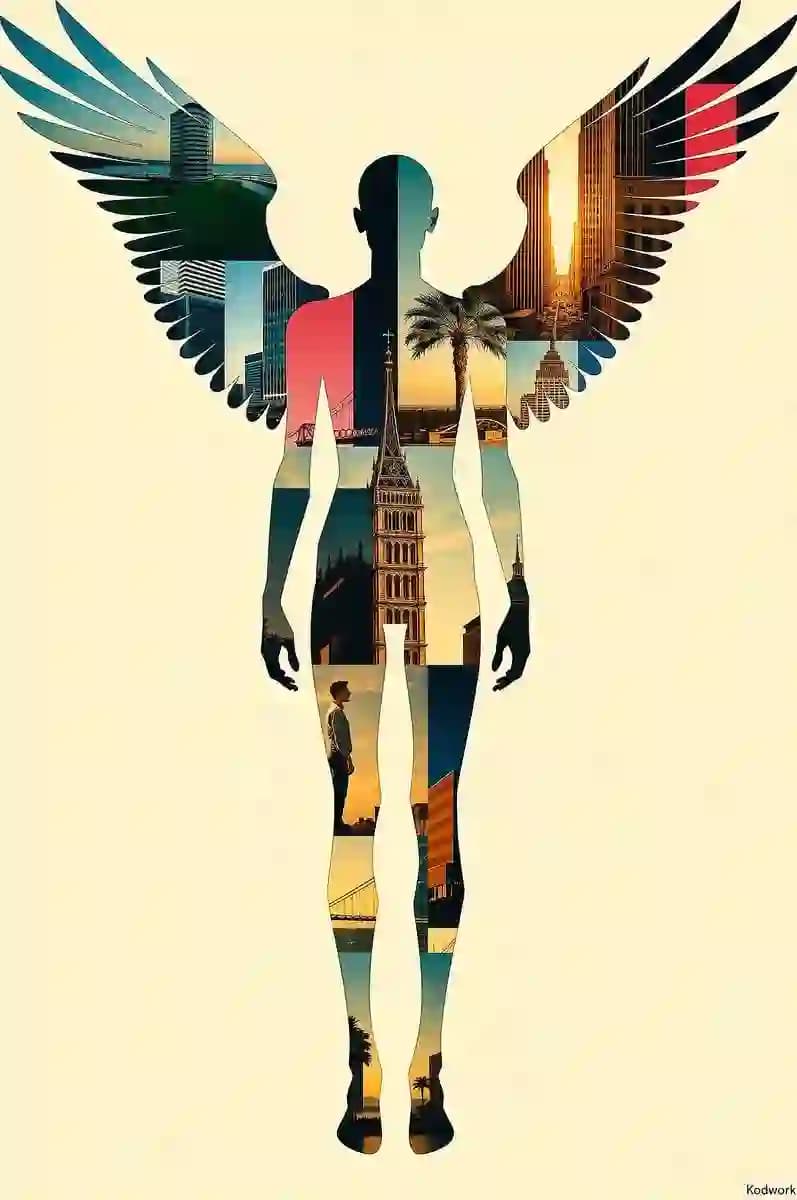 Cybernetic Winged Collage