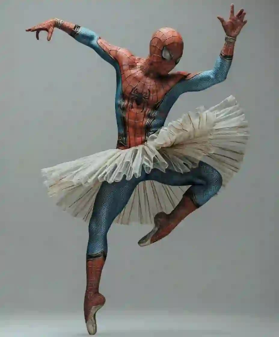 Spider-Man Ballet Dancer Photo