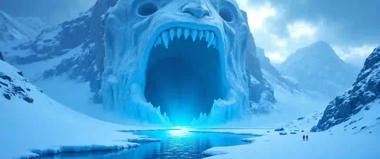Epic Icy Fantasy Landscape