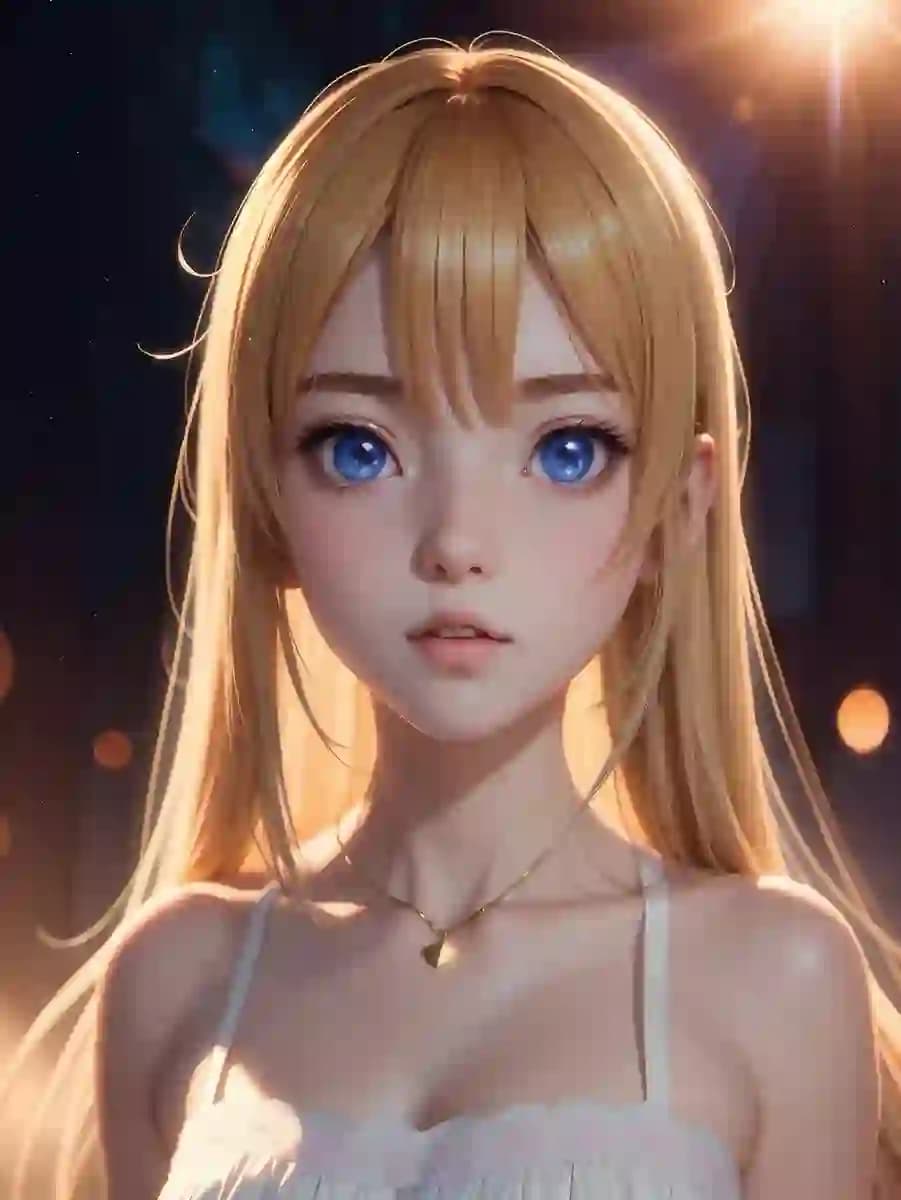 Anime Girl Digital Illustration