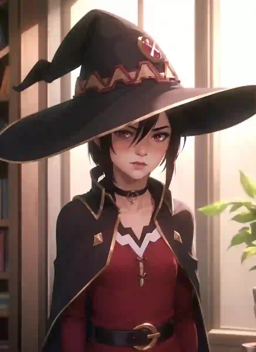 Arcane Megumin Character Illustration