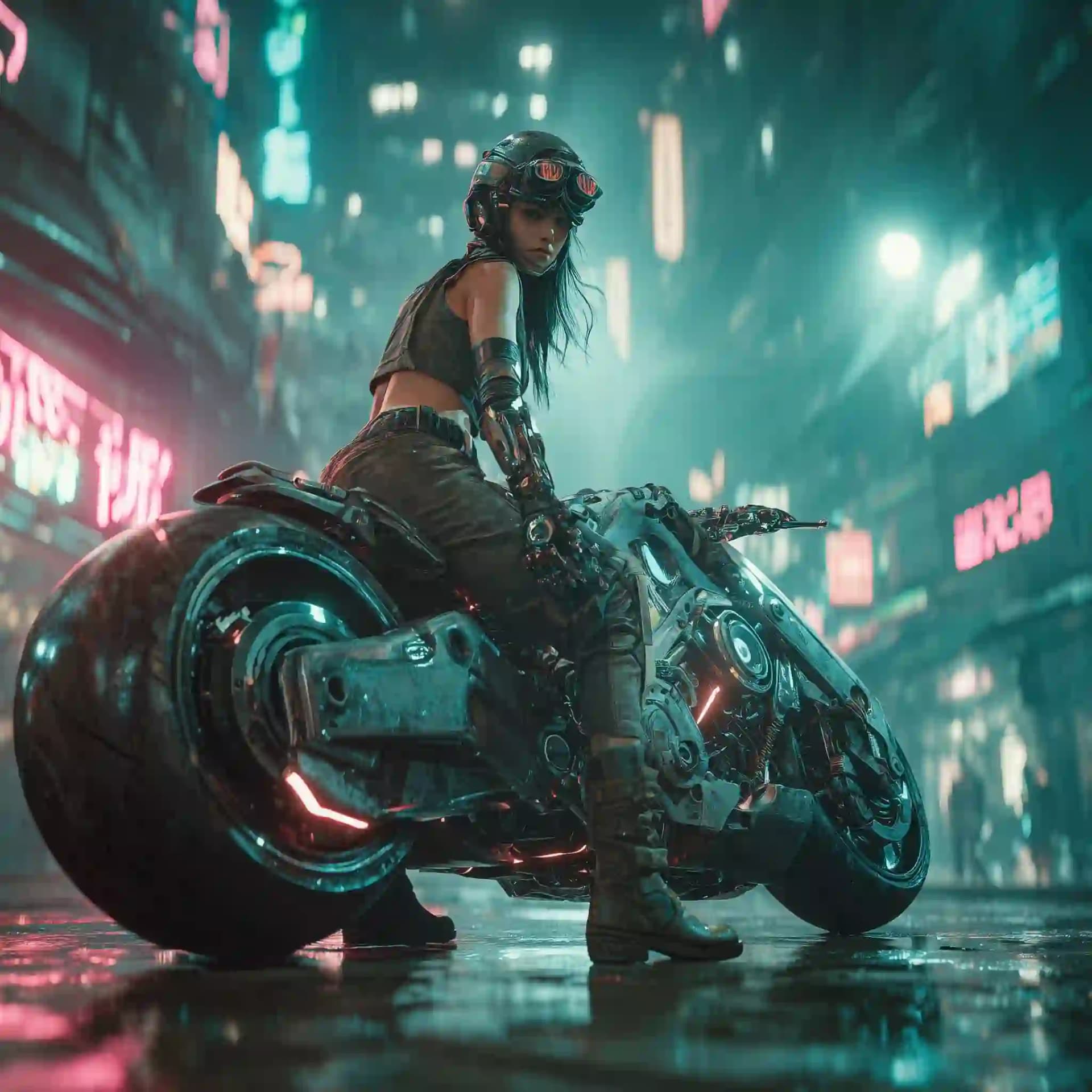 Futuristic Biker Concept