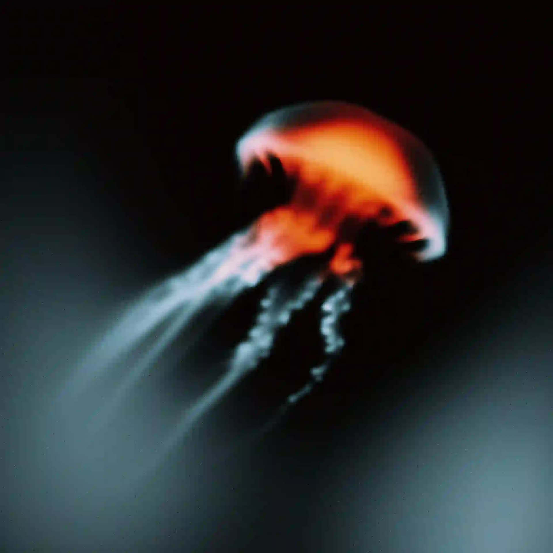 Deep Sea Bioluminescent Jellyfish