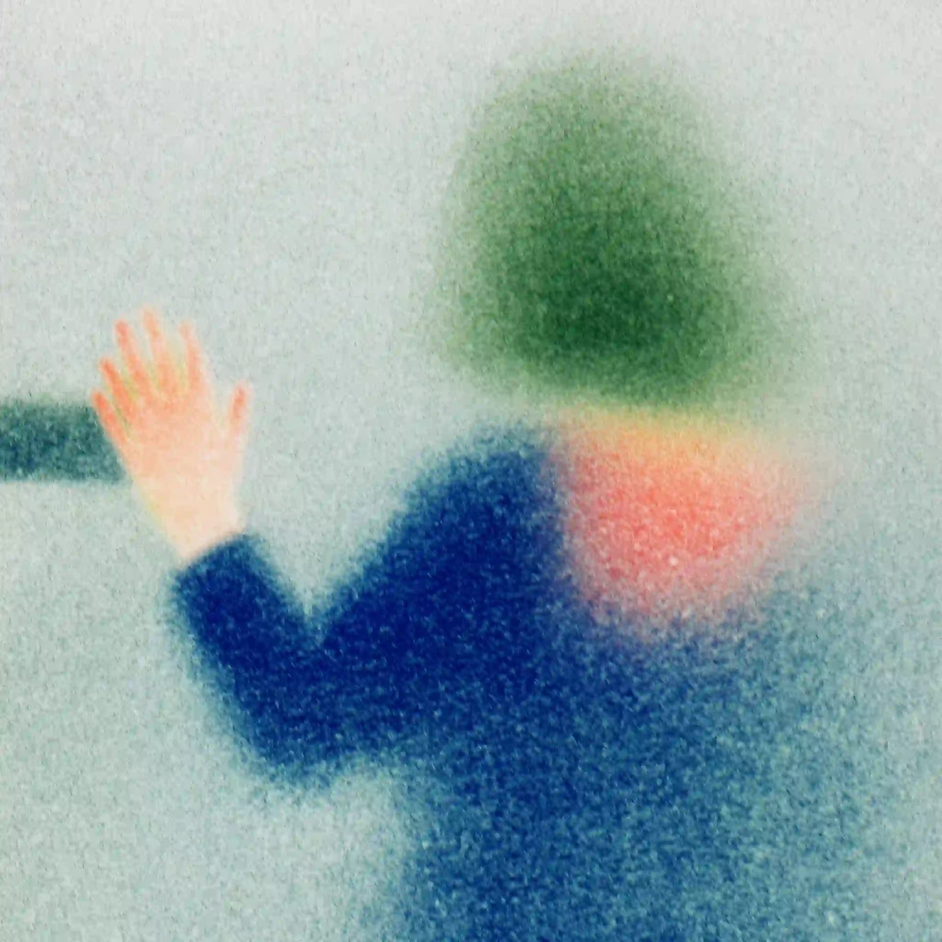 Abstract Figure with Reaching Hand