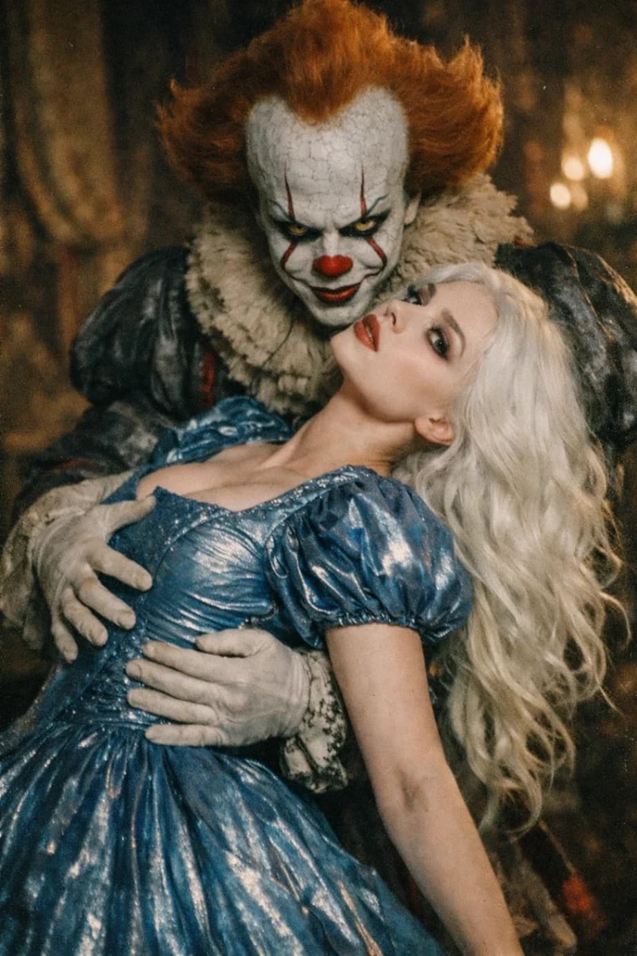 Cinematic Pennywise and Jinx Portrait