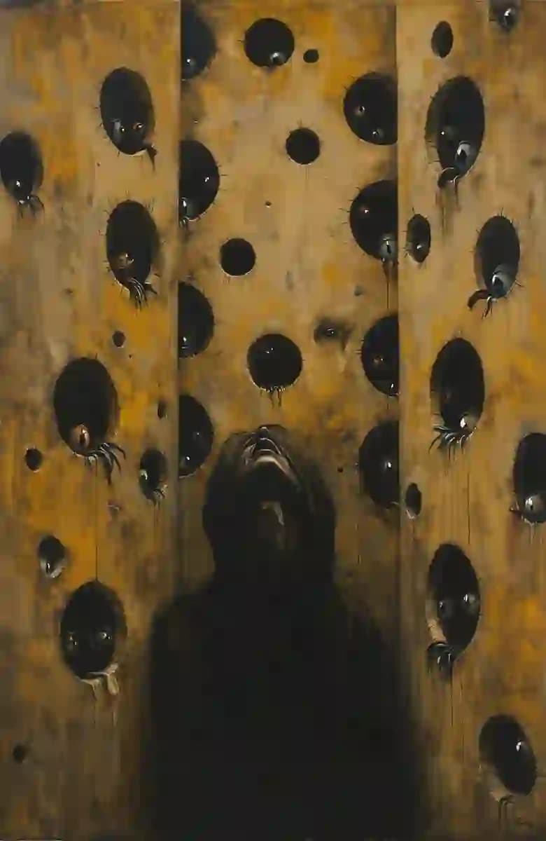 Claustrophobic Eyes Surrounding Walls