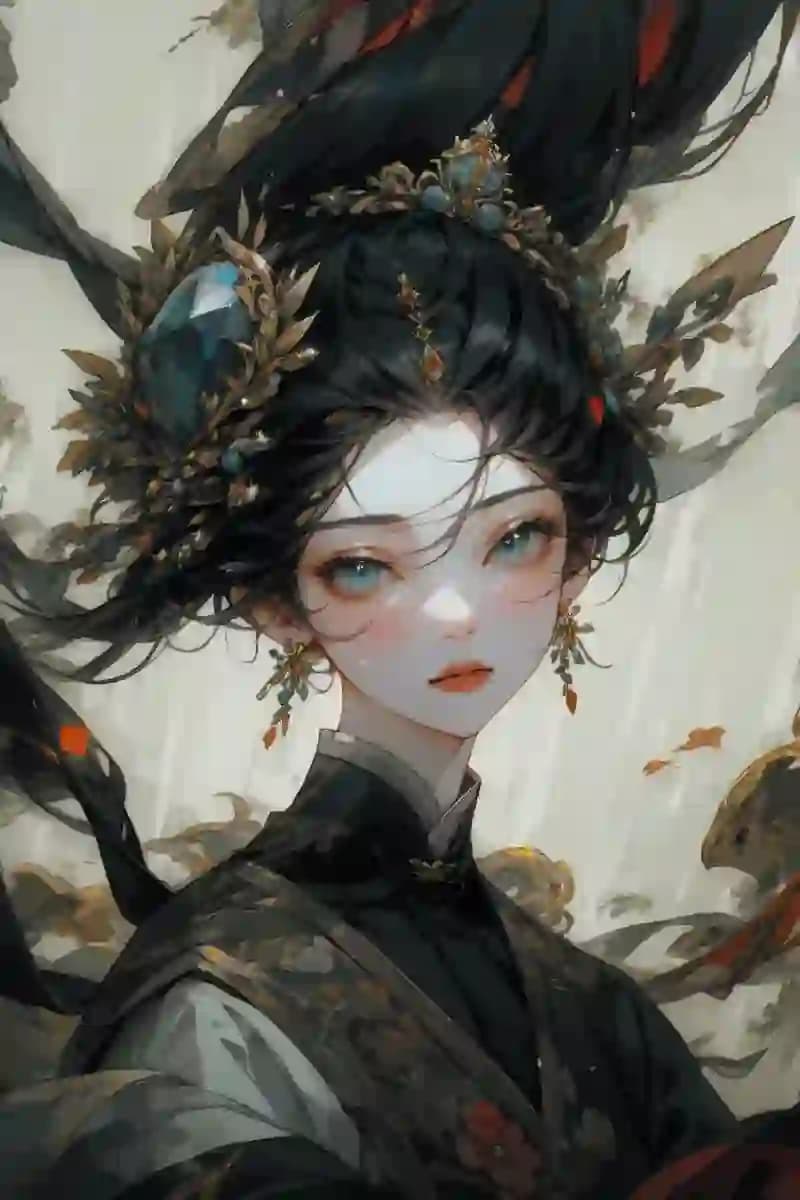 Chinese Girl Portrait Oil Painting