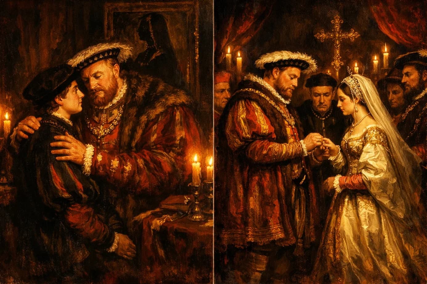Henry VIII Family Scene