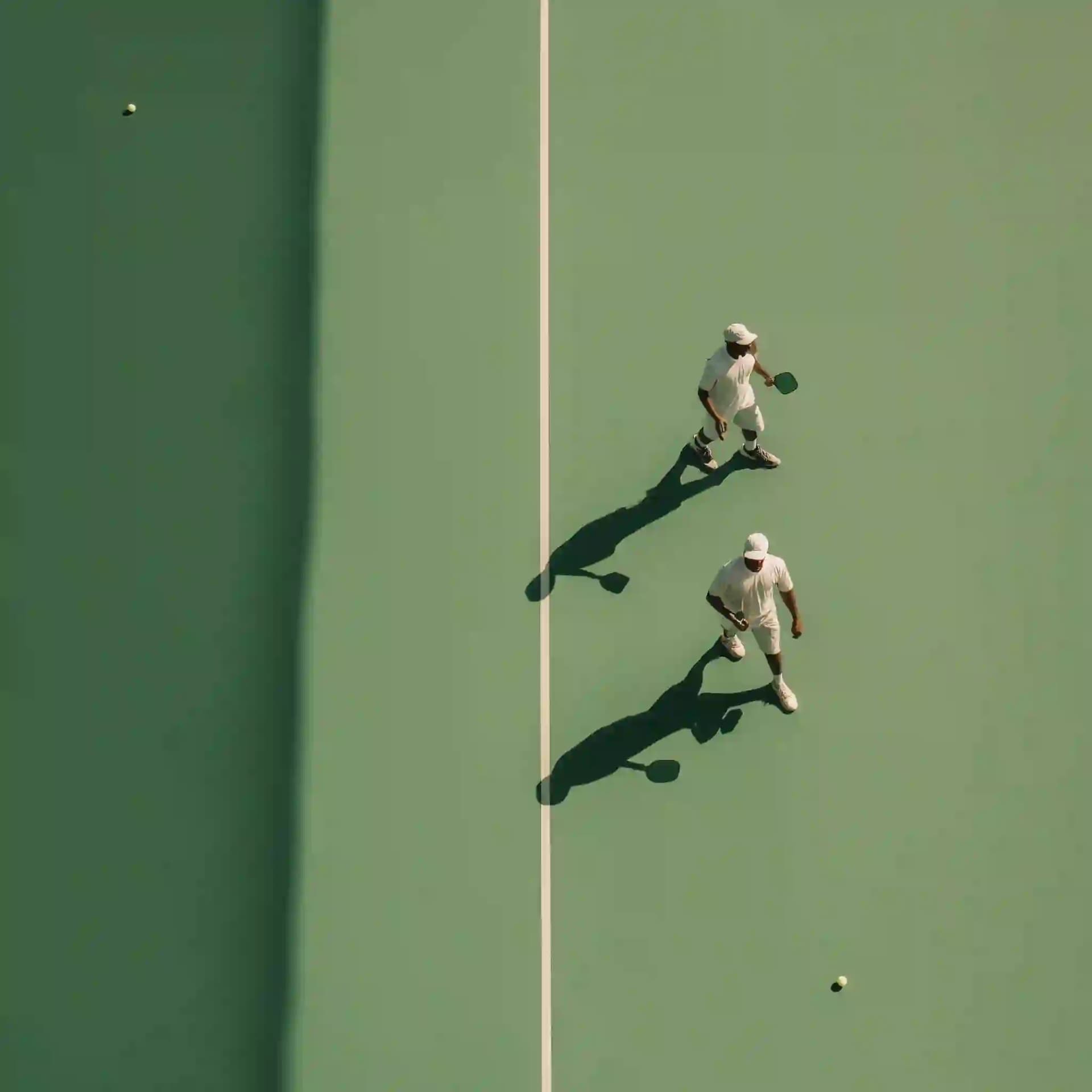 Minimalist Pickleball Background Photo
