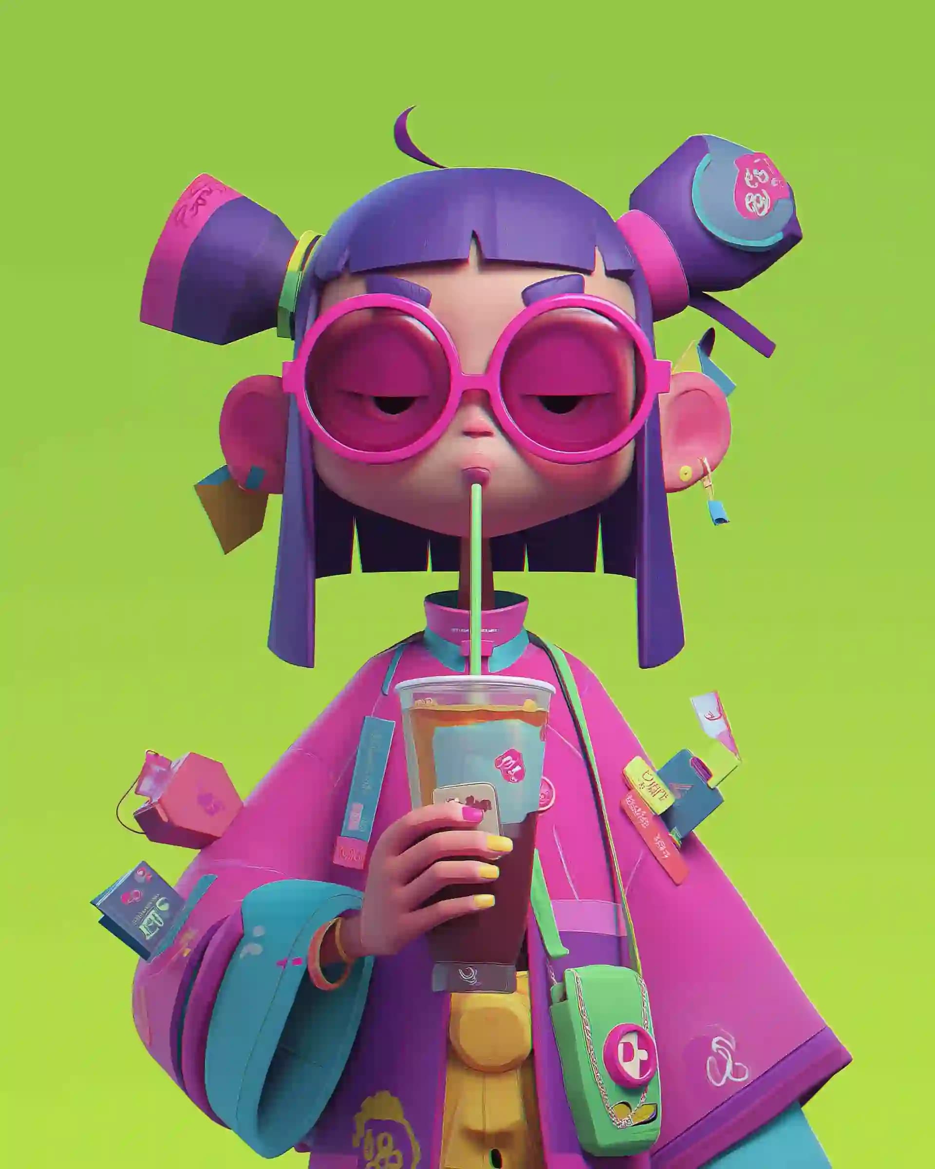 Cool Japanese Girl Portrait