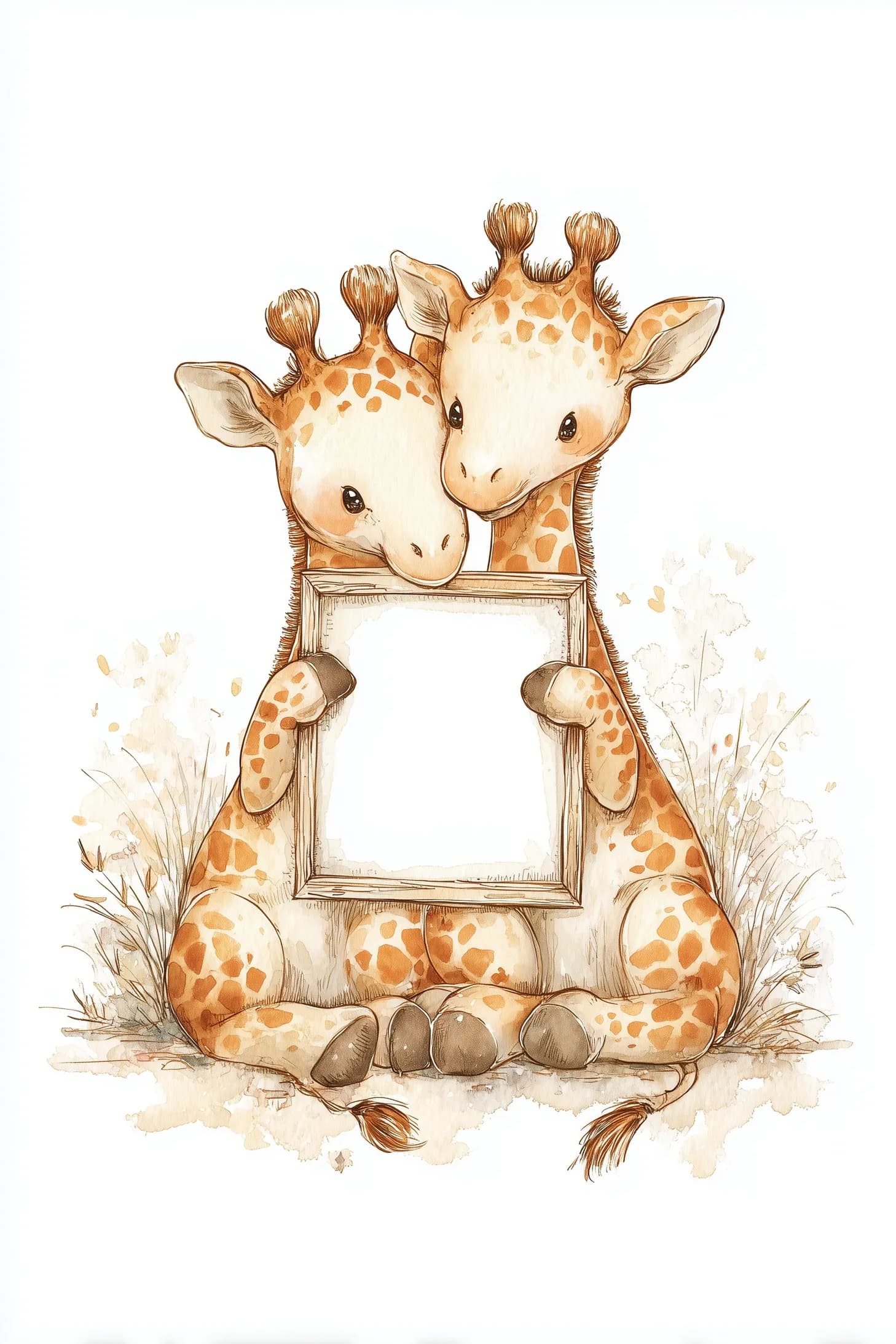 Giraffe Family Portrait