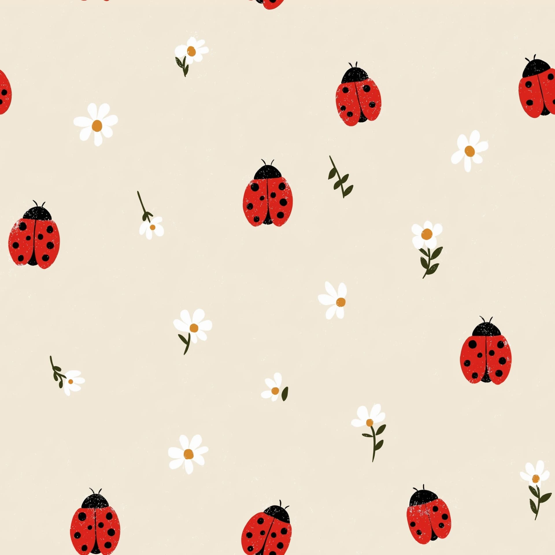 Ladybug Tile Design