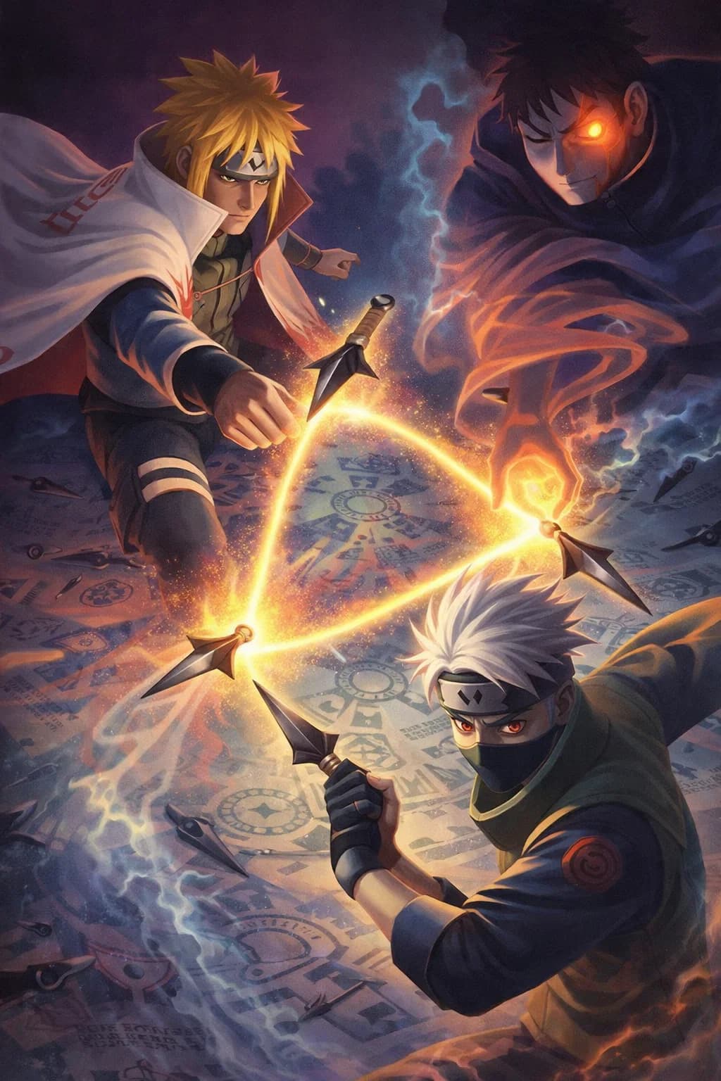 Naruto Ninja Triangle Formation