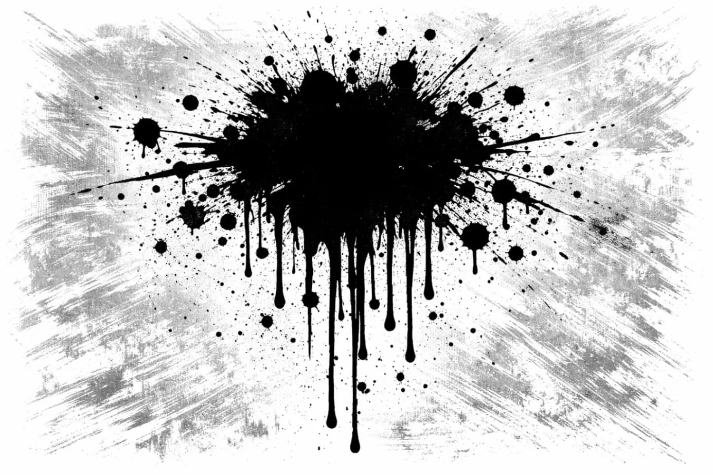 Grunge Ink Splatter Texture