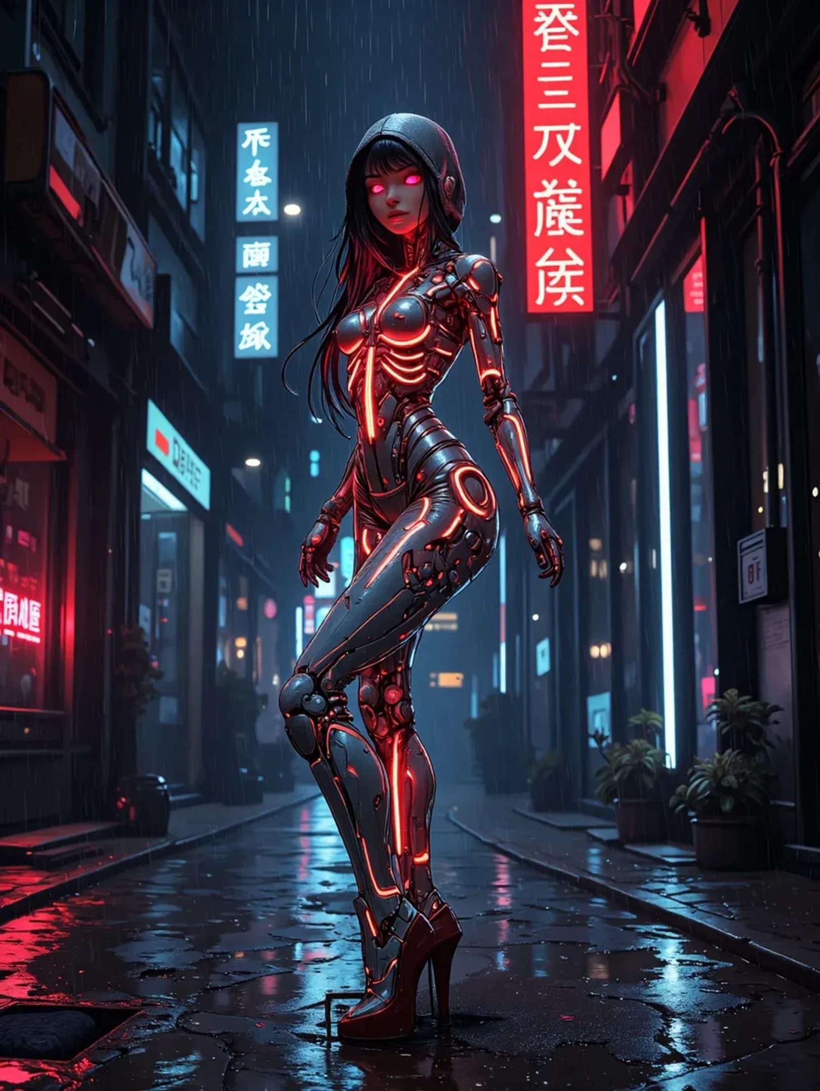 Cyberpunk Female Agent