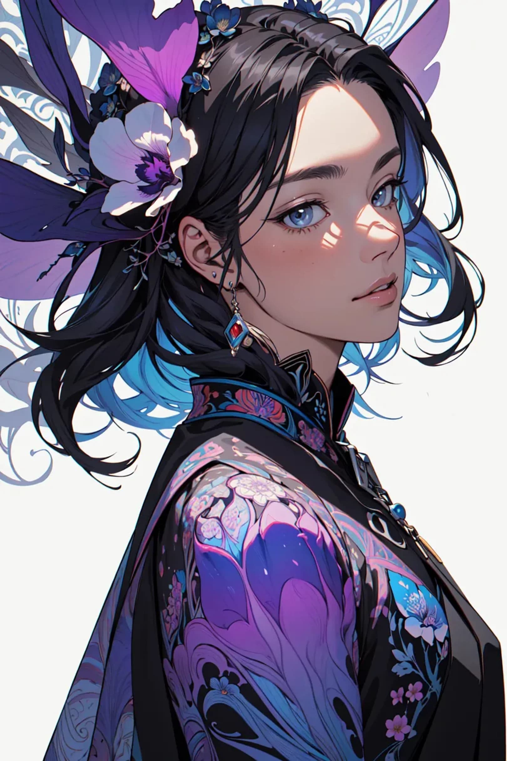 Floral Fantasy Portrait