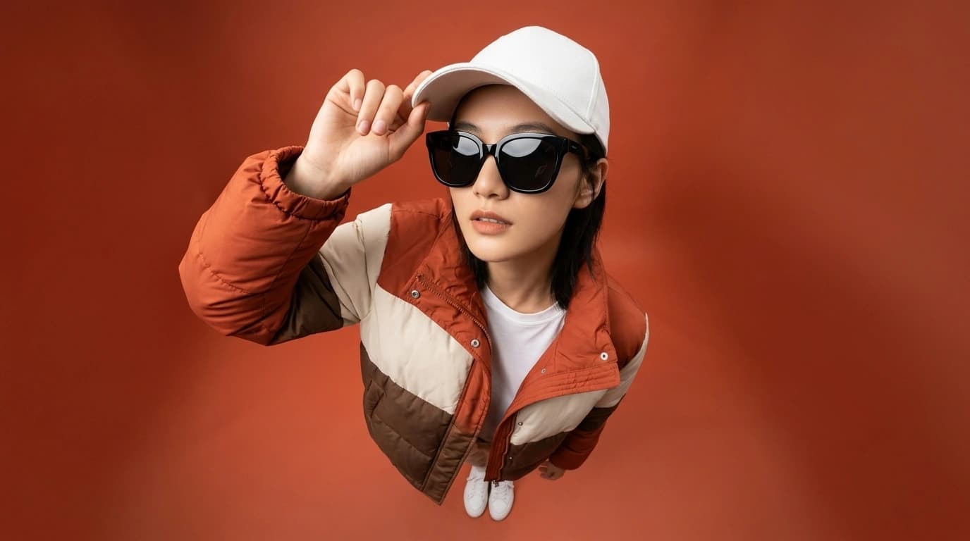 Stylish Portrait with Fashionable Accessories