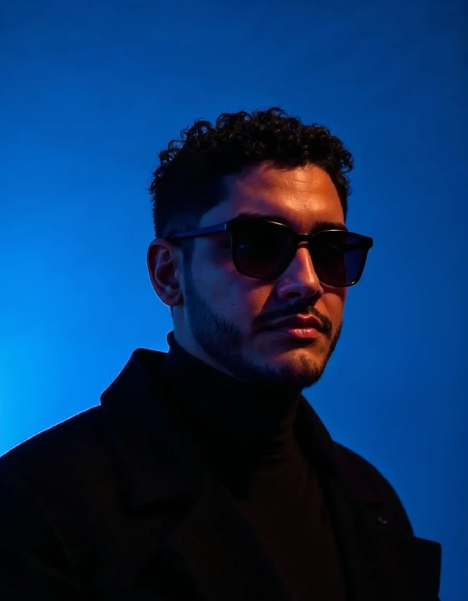 Portrait of a Man with Sunglasses
