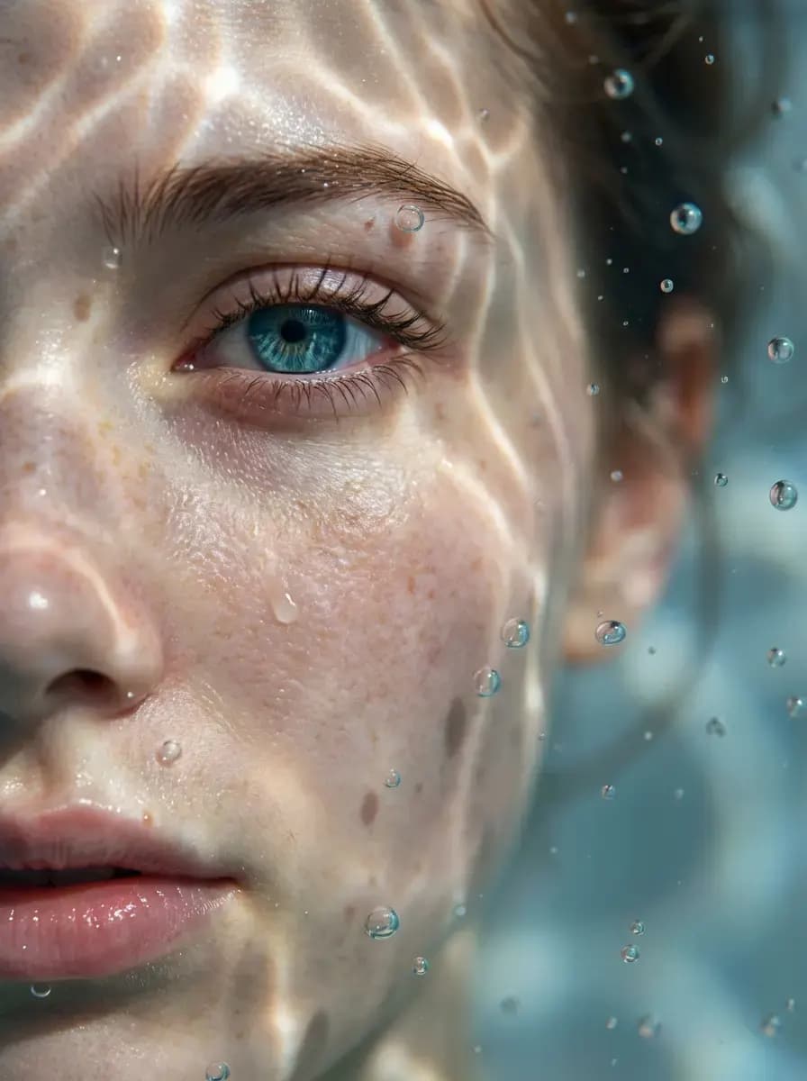 Underwater Face Portrait