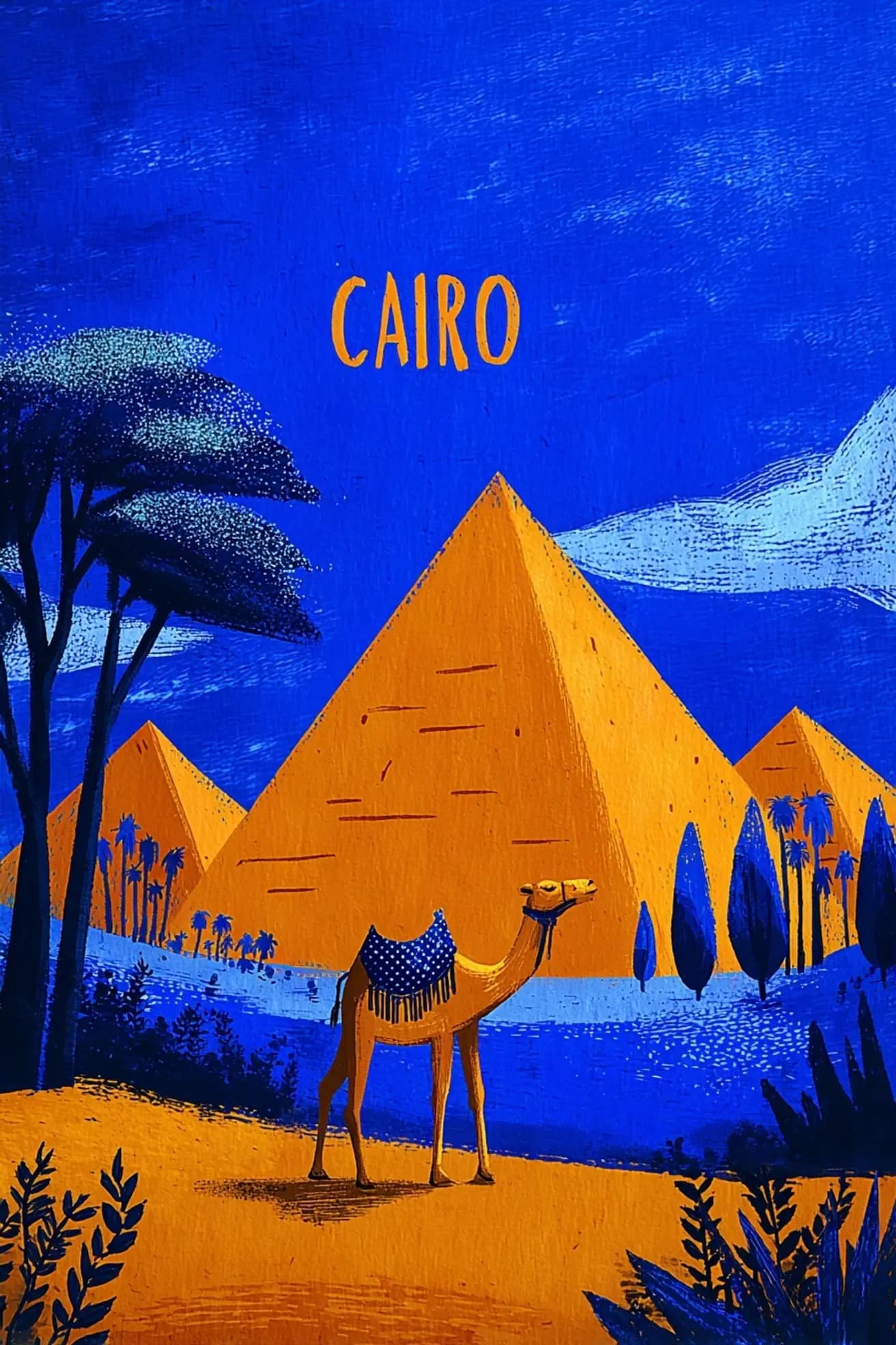 Cairo Travel Poster Design