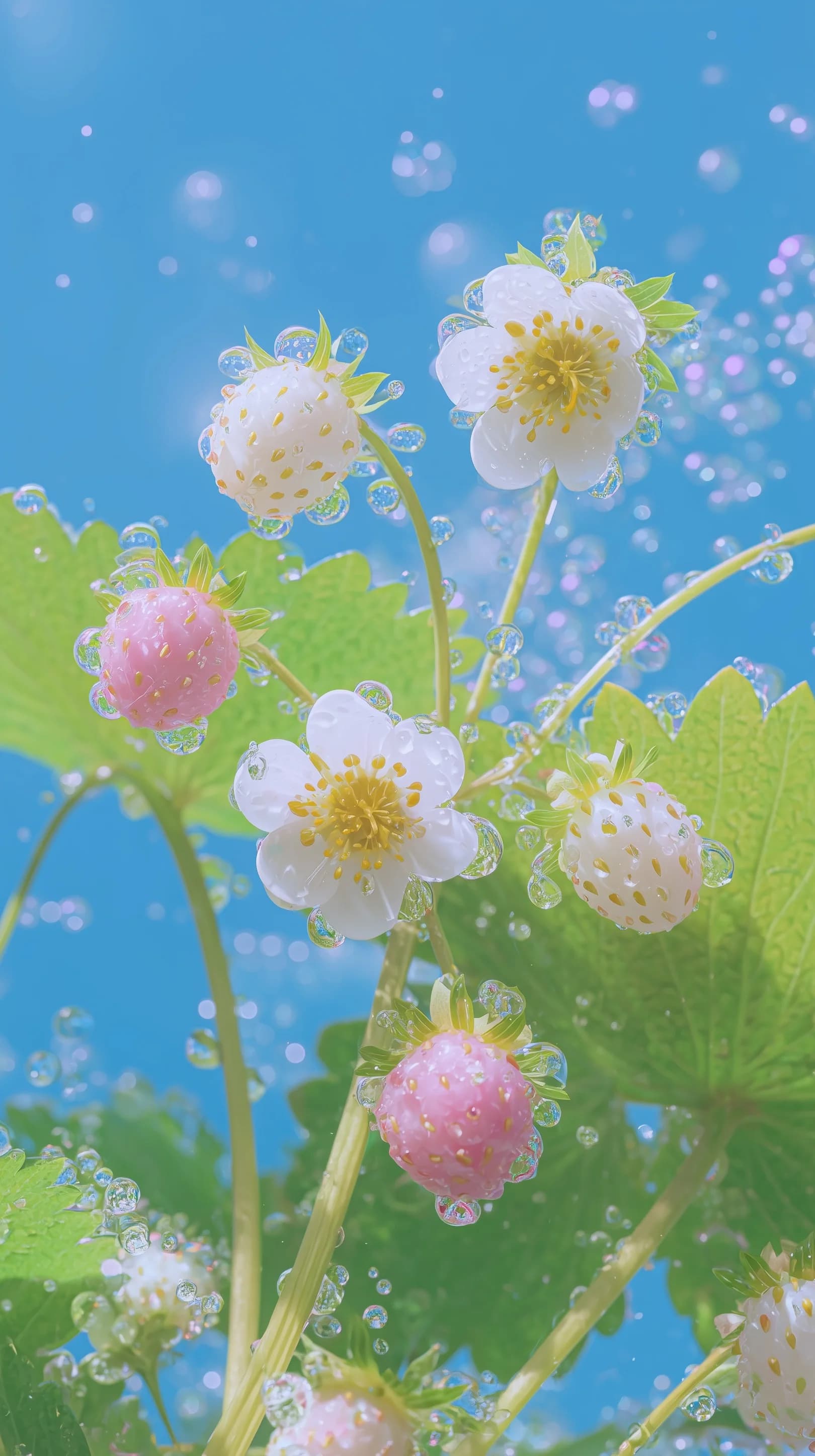 Surreal Sky Strawberries