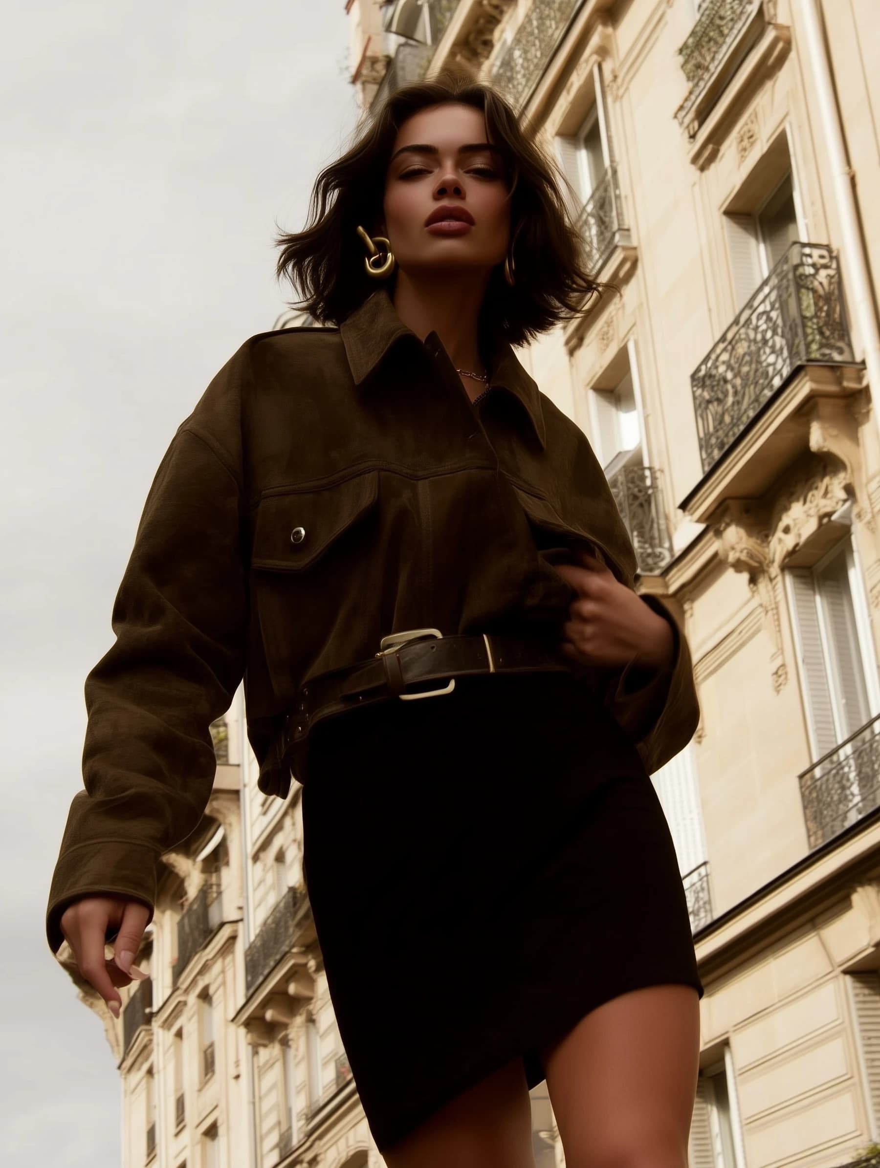 Parisian Street Fashion Shot