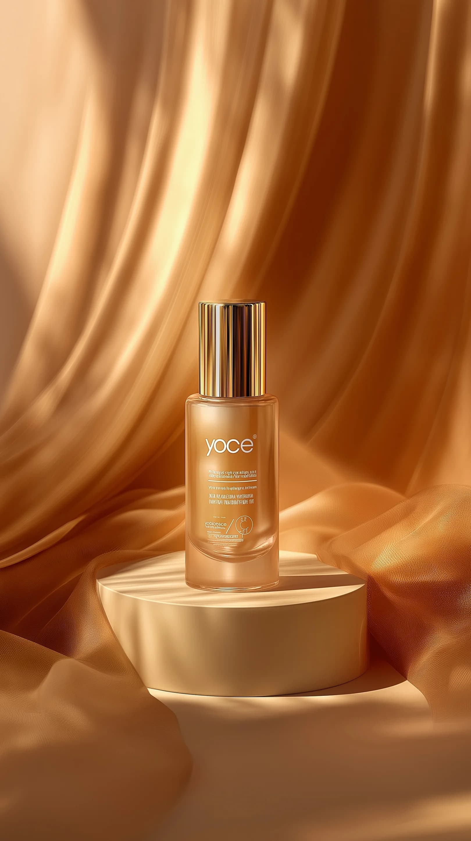 Elegant Skincare Product Photography