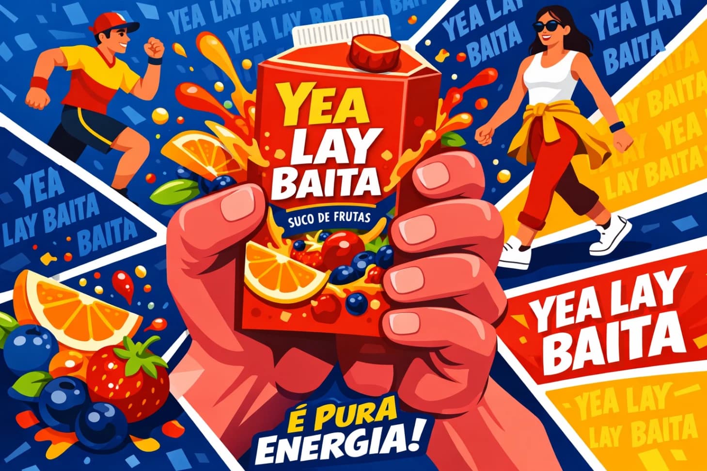 Juice Ad Illustration
