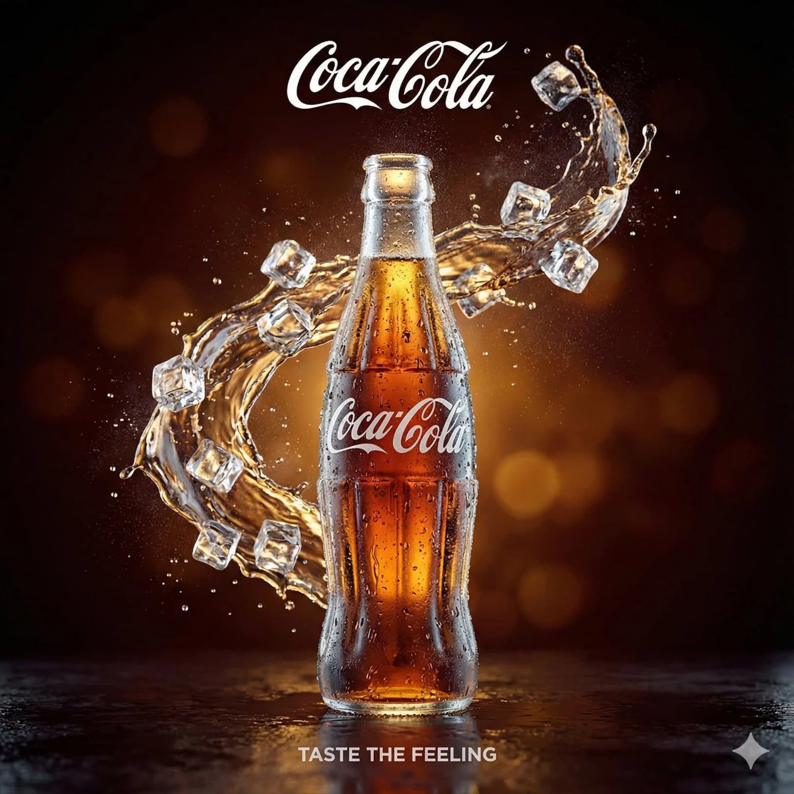 Coca Cola Bottle Splash