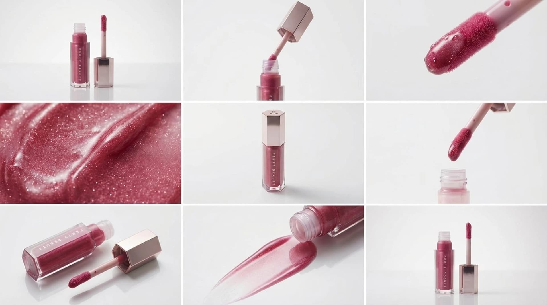 Beauty Product Storyboard Grid