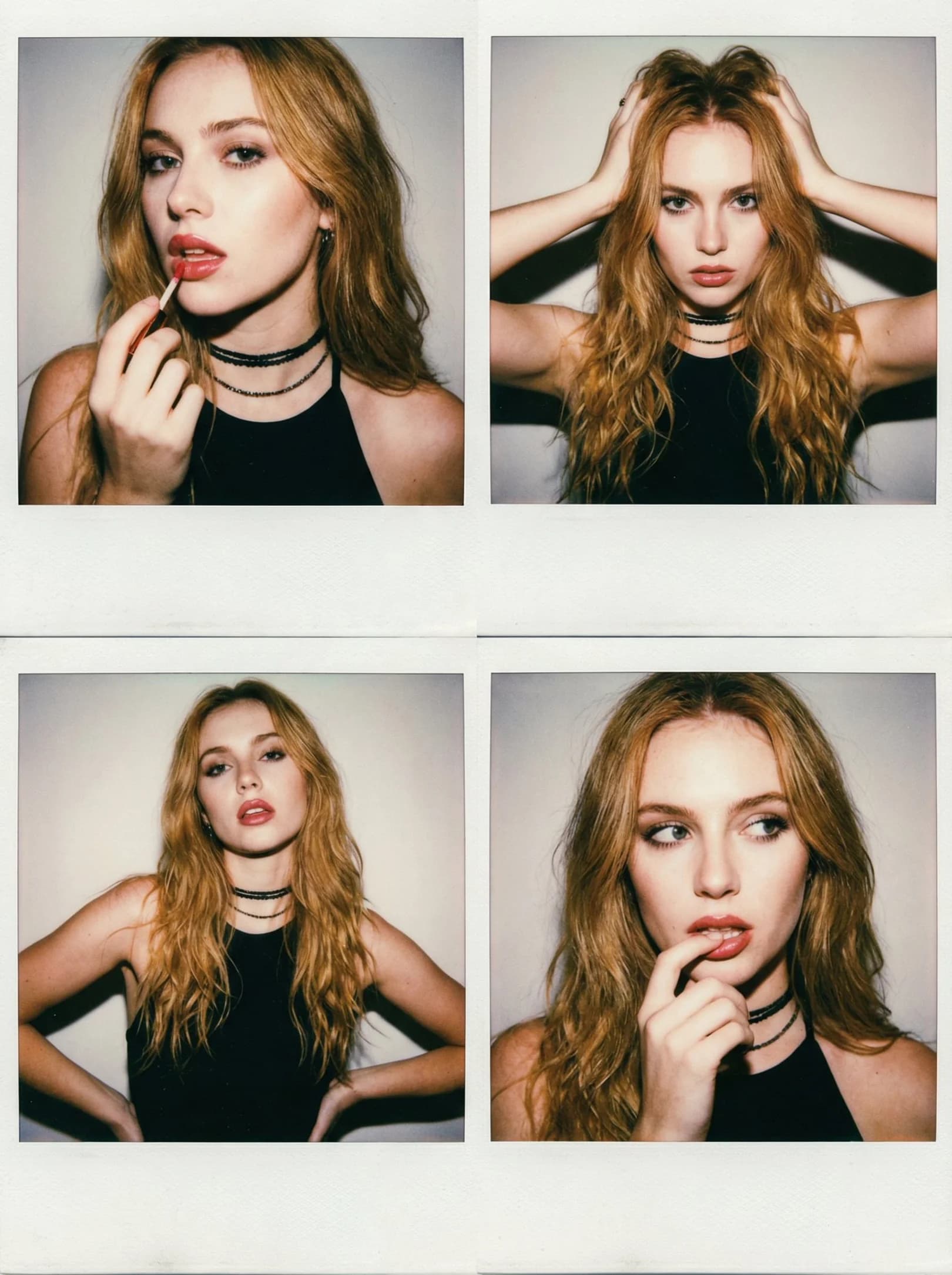 Vintage Fashion Portrait Collage