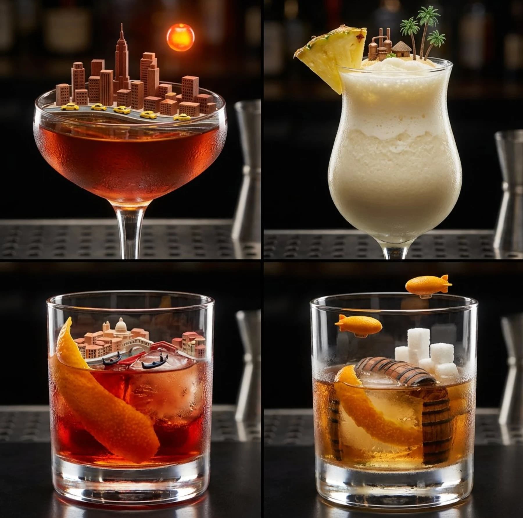 Cocktail Cities Grid