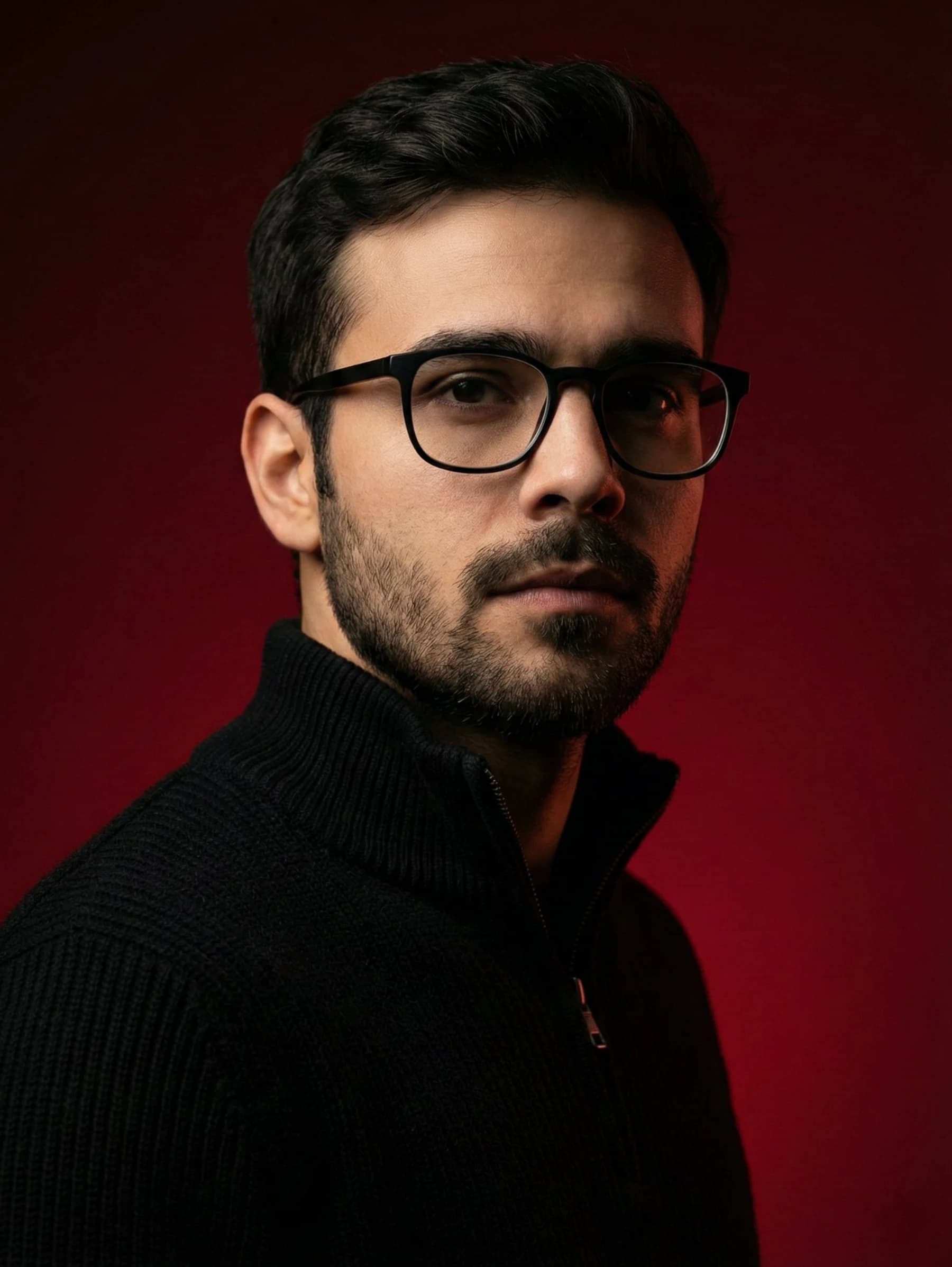 Moody Cinematic Male Portrait