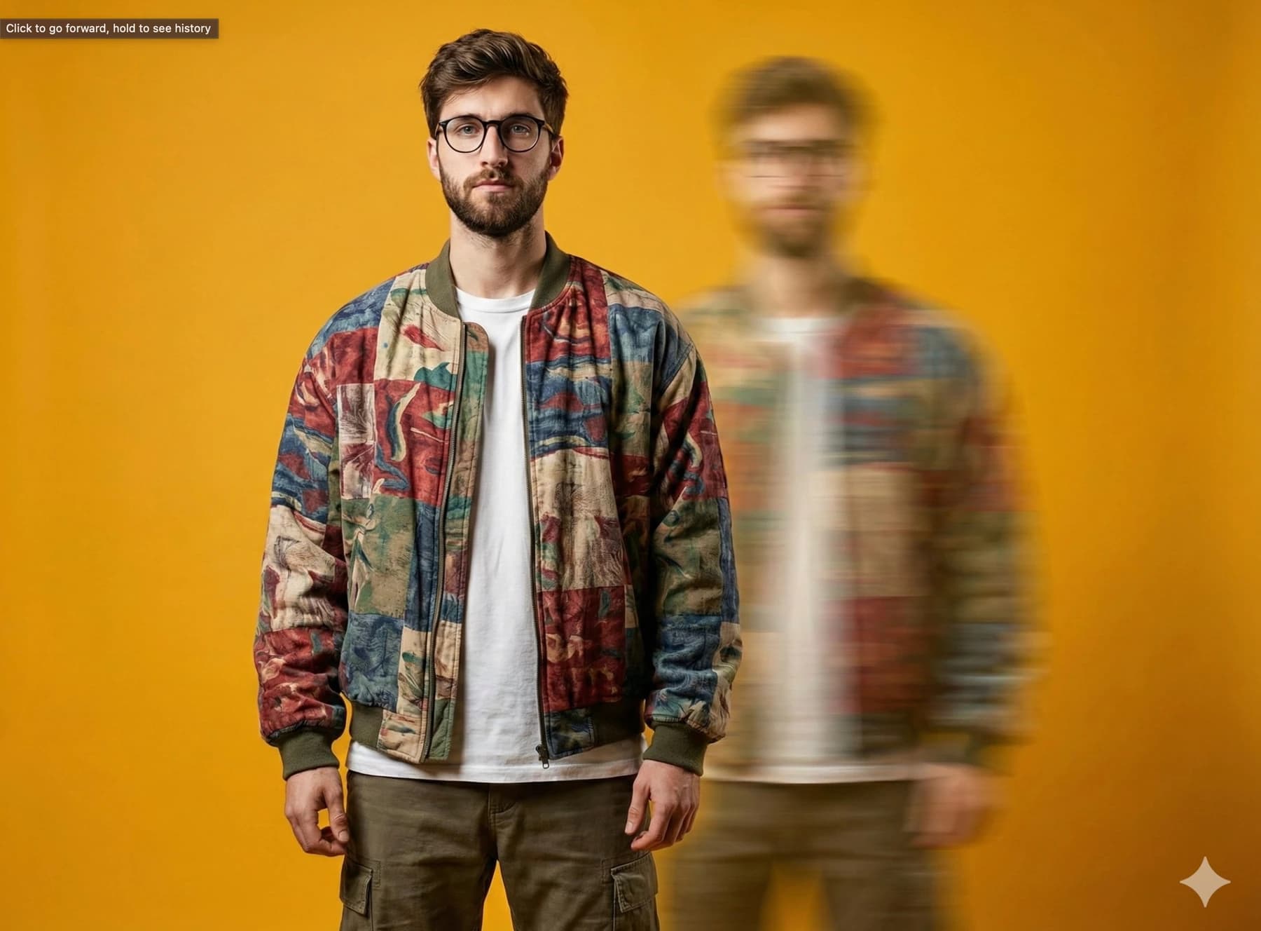 Cinematic Portrait with Textured Bomber Jacket