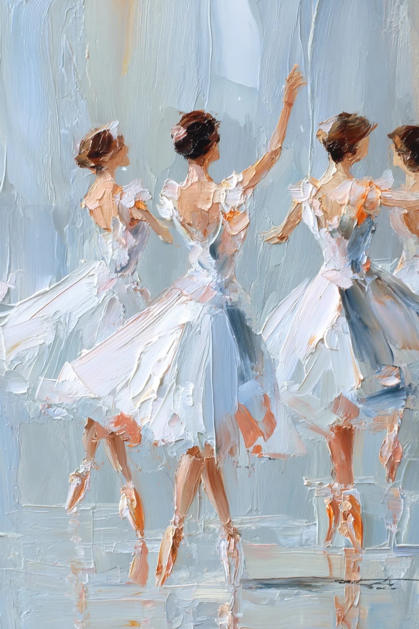 Impressionistic Ballerina Painting