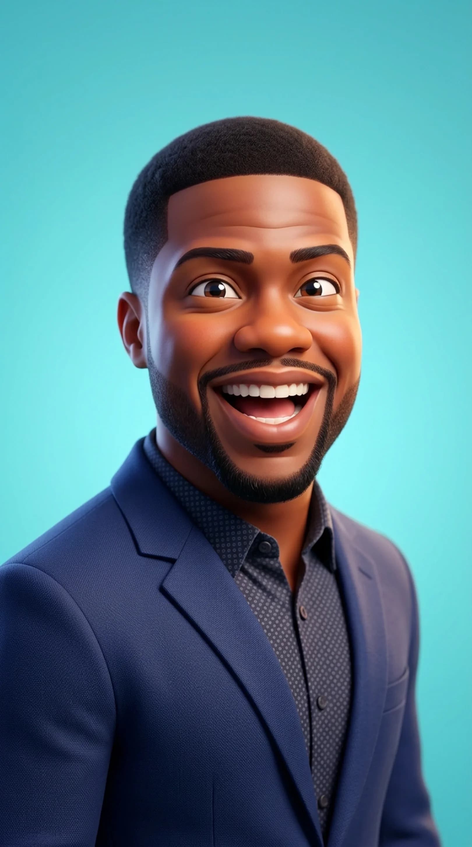 Cartoon Style 3D Character Portrait
