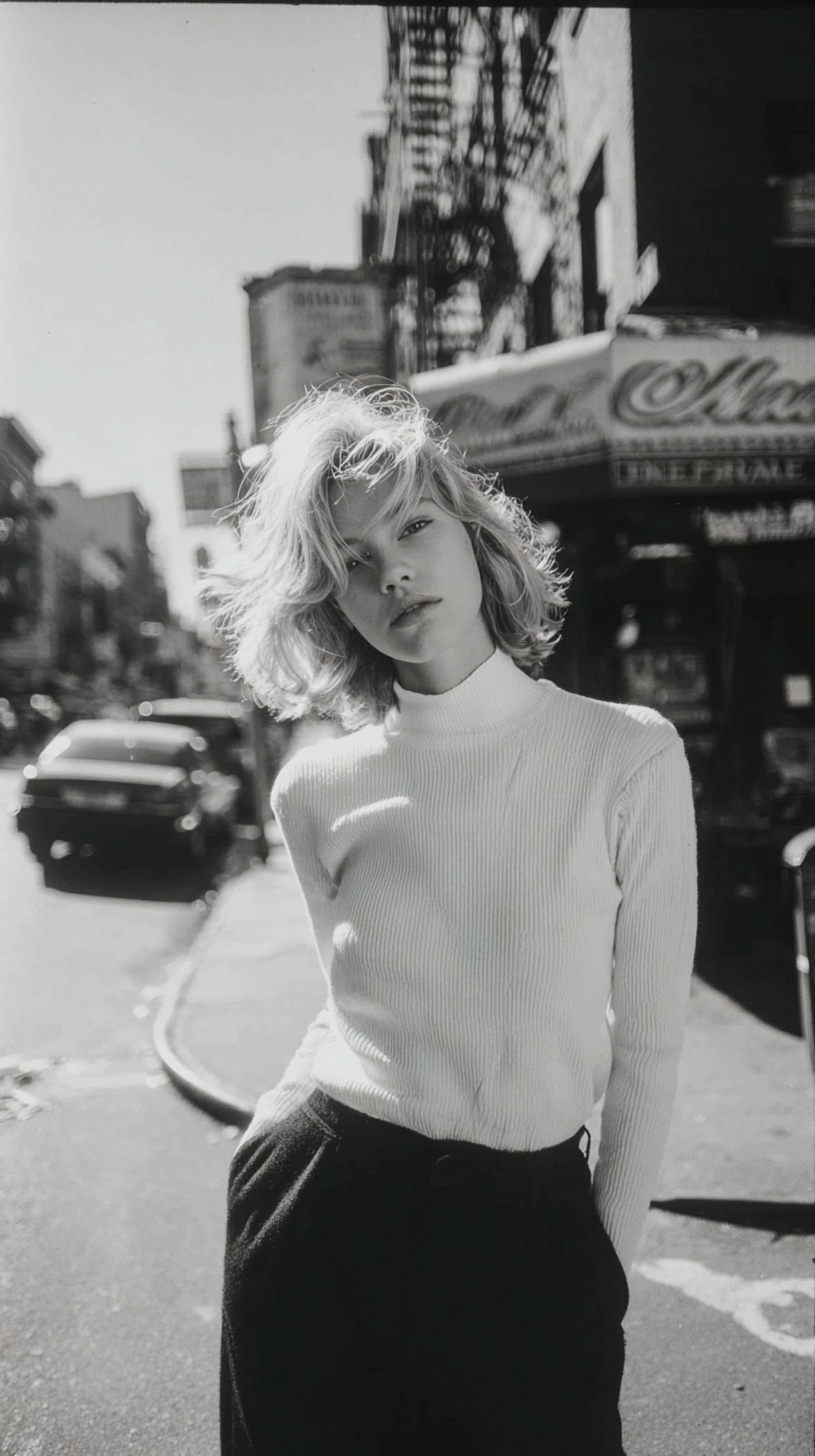1990s Street Fashion Portrait