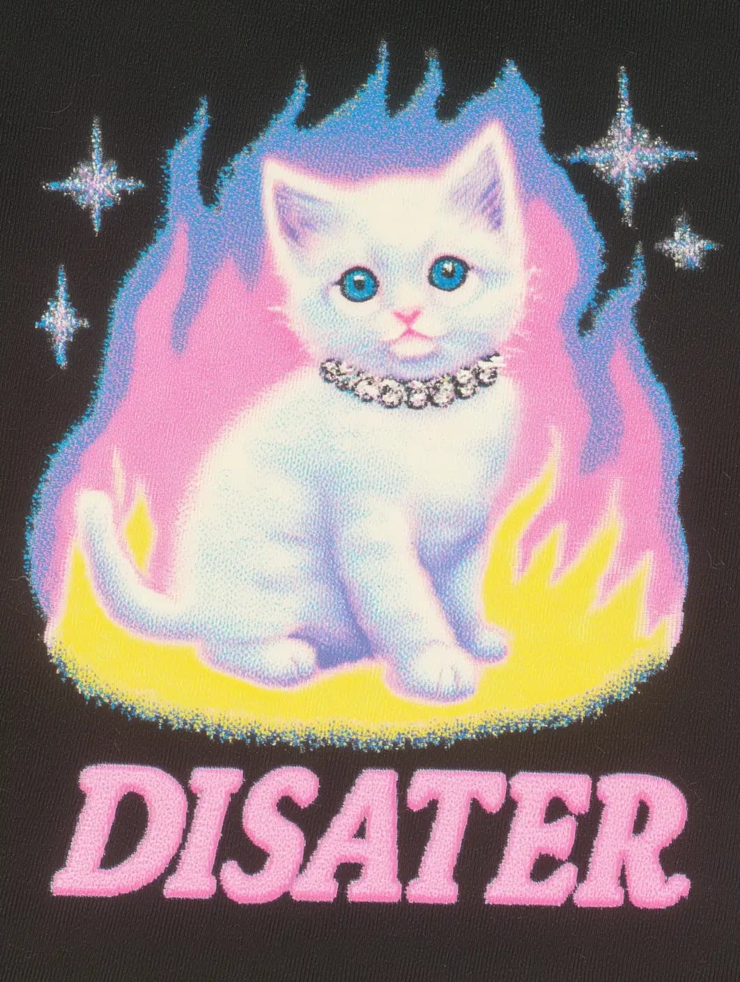 Airbrushed Disaster Kitten Illustration