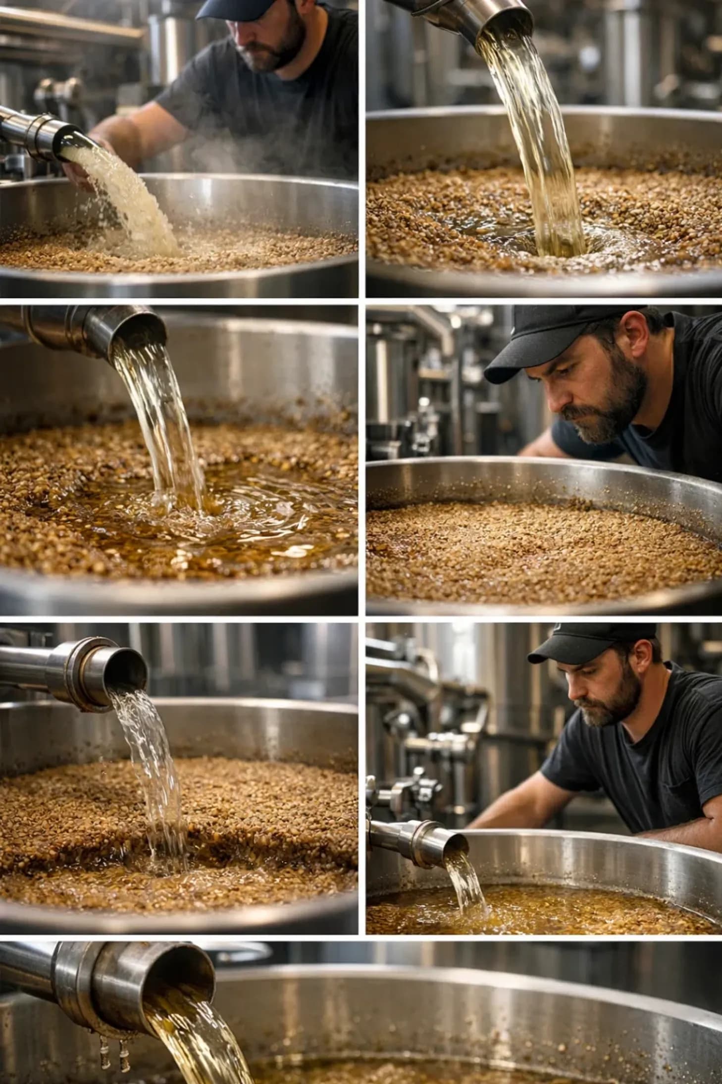 Brewery Wort Recirculation Sequence